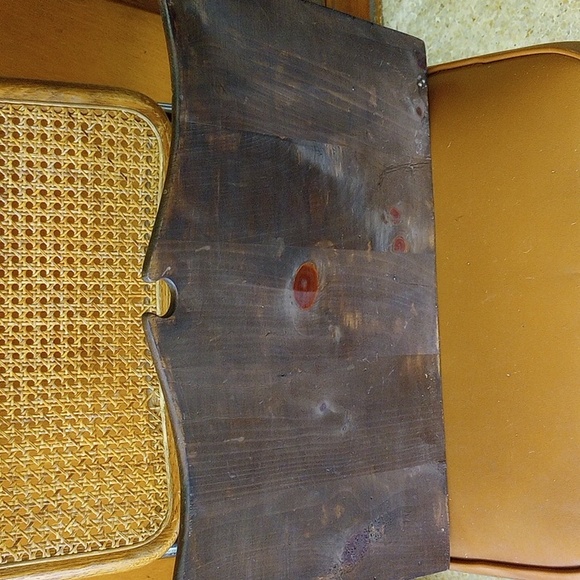 Vintage Brown Wood Kitchen Spice Rack w/ 3 Drawers. Strawberry & Floral Design - Picture 8 of 9